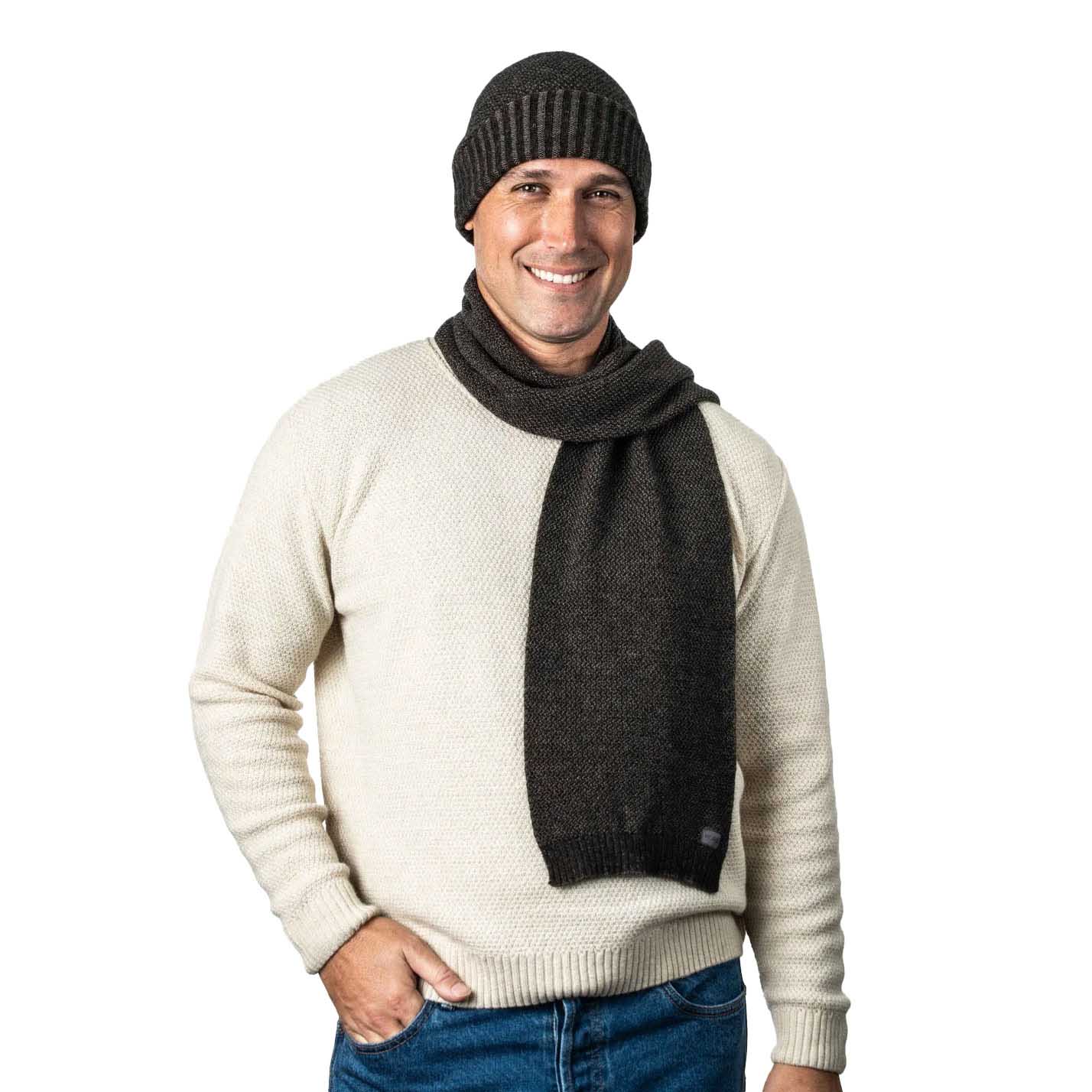 Koru Moss Stitch Plated Scarf